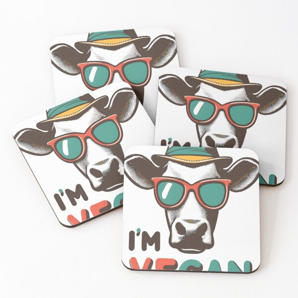 Item preview, I'm Vegan Funny Cow Veganism designed and sold by KitonicTees.