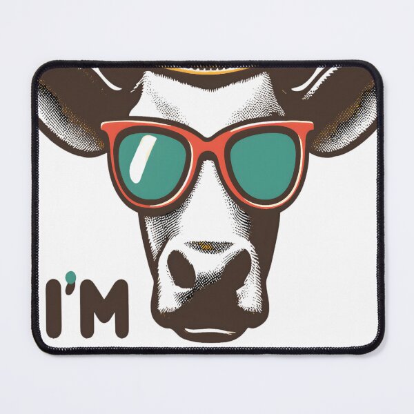 Item preview, I'm Vegan Funny Cow Veganism designed and sold by KitonicTees.