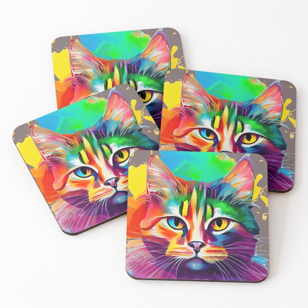 Item preview, Cat Drawn with a Paintbrush designed and sold by Firas Aljazzar.