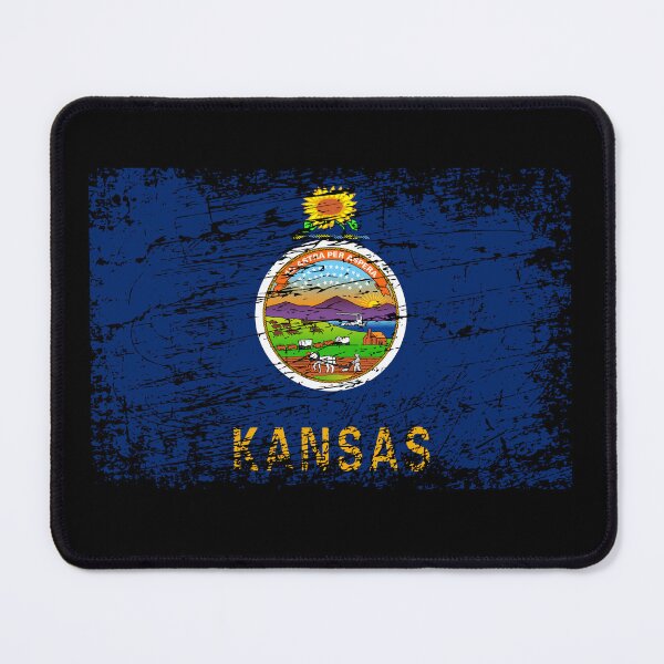 Item preview, Kansas flag used look designed and sold by GeogDesigns.
