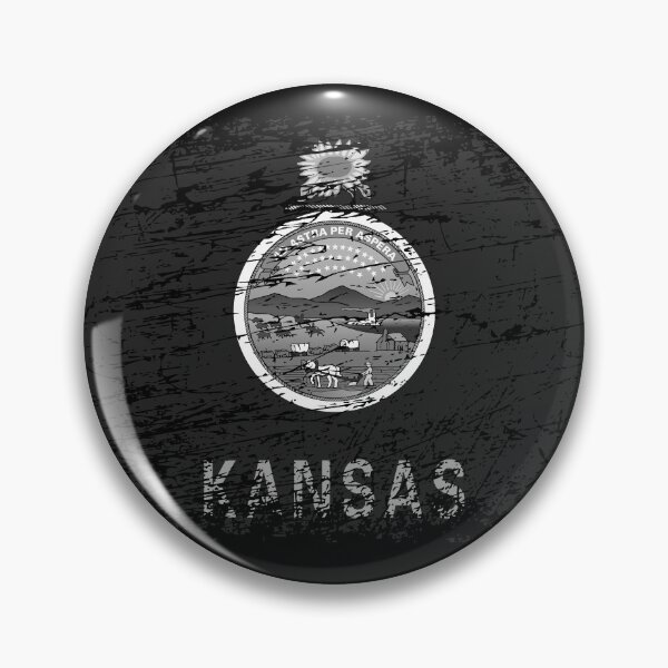 Item preview, Kansas flag used look designed and sold by GeogDesigns.
