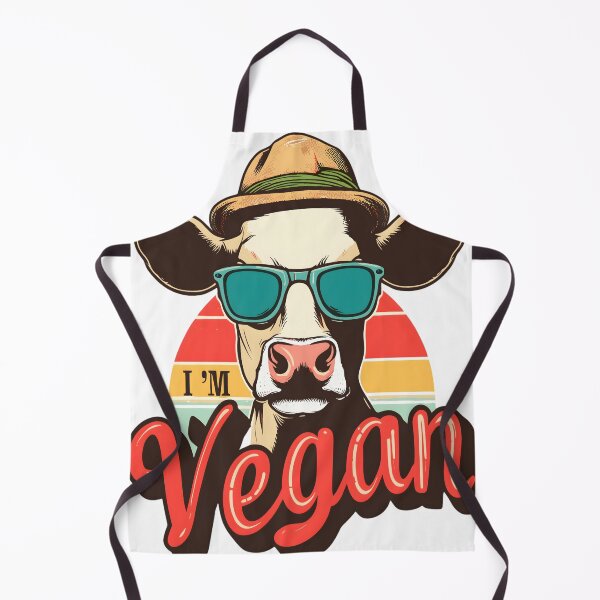 Item preview, I'm Vegan Funny Cow Vintage Vegan designed and sold by KitonicTees.