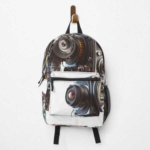 Item preview, robot made of analog stereo equipment, digital art designed and sold by storeofmylOVE.