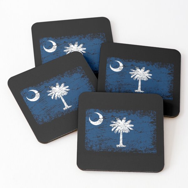 Item preview, South Carolina flag used look designed and sold by GeogDesigns.