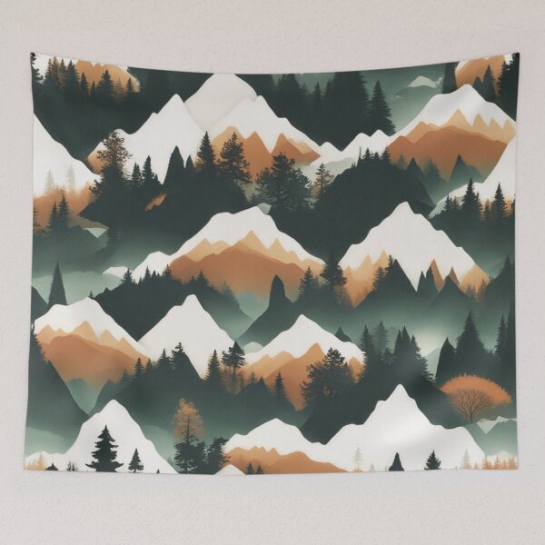 Item preview, Mountainous Forest designed and sold by Giorgino-Gio.