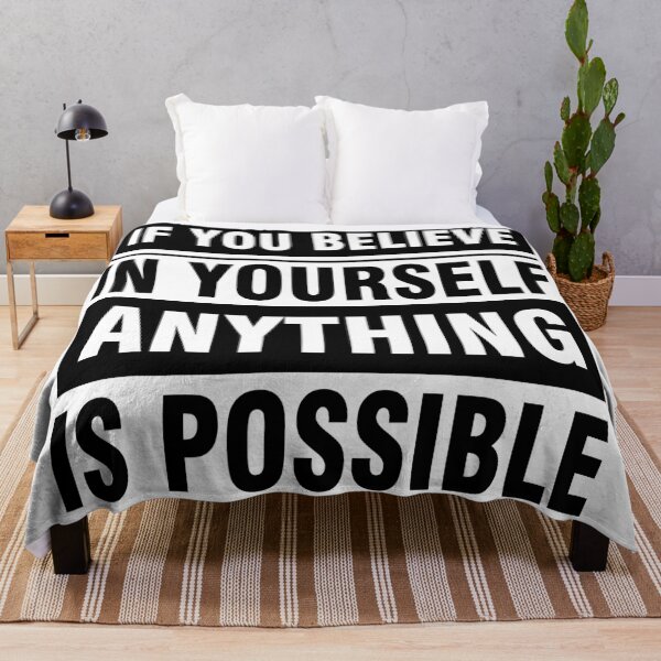 Item preview, If You Believe In Yourself Anything Is Possible designed and sold by BajanTees.