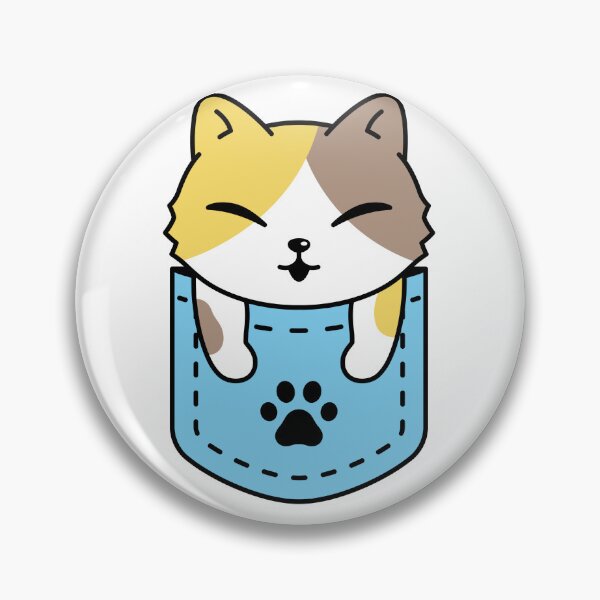 Item preview, Feline Treasure - Cute Kitten in a Pocket designed and sold by Crea-Designer.