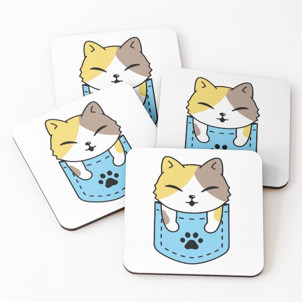 Item preview, Feline Treasure - Cute Kitten in a Pocket designed and sold by Crea-Designer.