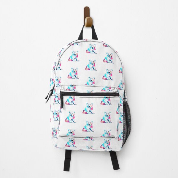 Item preview, Colourful Angry Polar Bear Geometric Shaped Artwork designed and sold by Geonimalia.