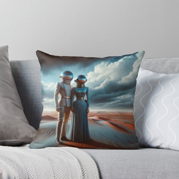 Item preview, Desert Duet: A Retro-Futuristic Ballad Amidst the Sands of Solitude designed and sold by artwaves.