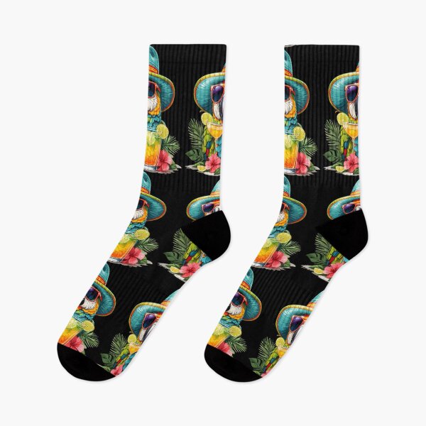 Item preview, This Parrot is in Paradise and Has a Fancy Hat Cocktails and Dreams, A Feathered Team designed and sold by MindWave THC.