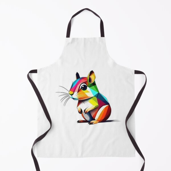 Item preview, Colourful Squirrel Geometric Shaped Artwork designed and sold by Geonimalia.