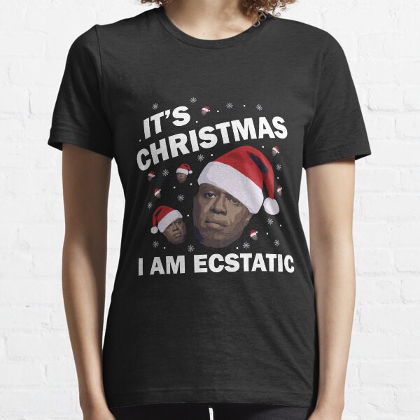 Item preview, Captain Holt It is Christmas I Am Ecstatic Christmas Sweater designed and sold by Saad-Design-hub.