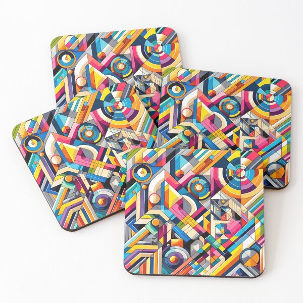 Item preview, Vibrant Complexity: Geometric Fusion designed and sold by APARTAI EU.