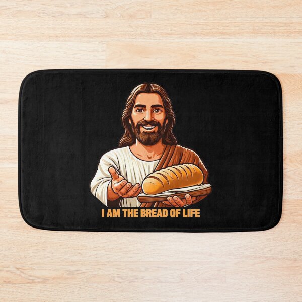 Item preview, I Am The Bread Of Life Bible Quote Jesus Christ My Lord My Savior designed and sold by plushism.