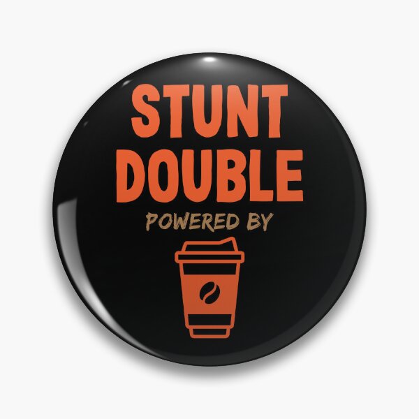 Item preview, Stunt Double Powered by Coffee designed and sold by NermilioDesigns.