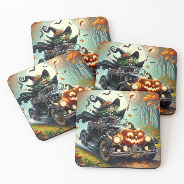 Item preview, Enchanted Autumn Escapade: The Green-Haired Witch's Vintage Voyage designed and sold by artwaves.