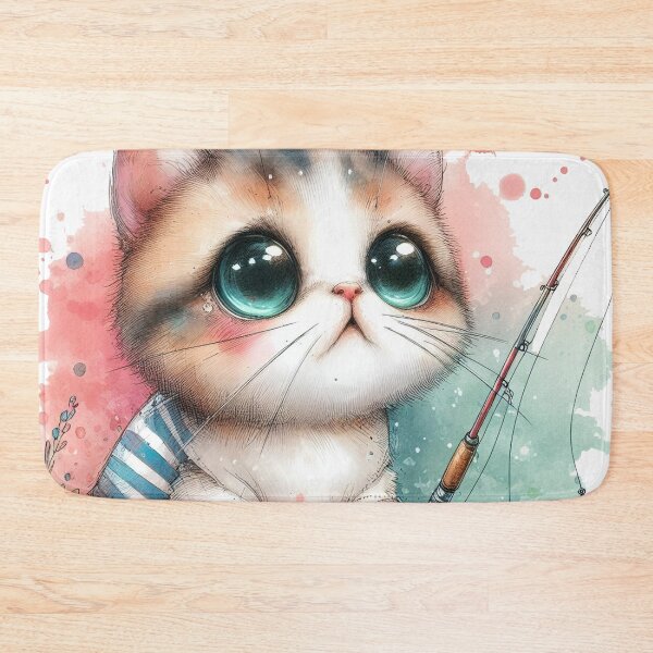 Item preview, Cat Love Fishing designed and sold by VANWANSHOP.