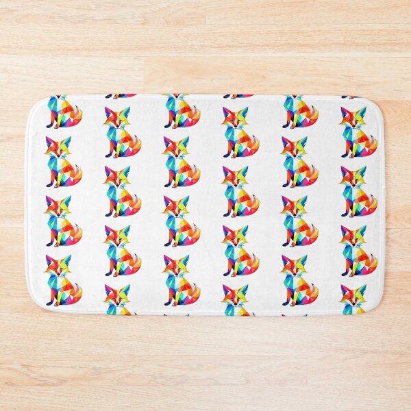 Item preview, Colourful Tricky Fox Geometric Shaped Artwork designed and sold by Geonimalia.