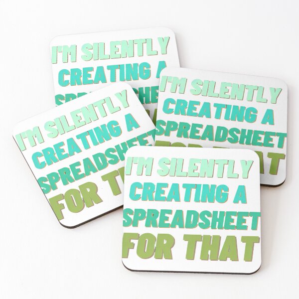Item preview,  I'm silently creating A spreadsheet .Funny Accountant designed and sold by Jemsruk.