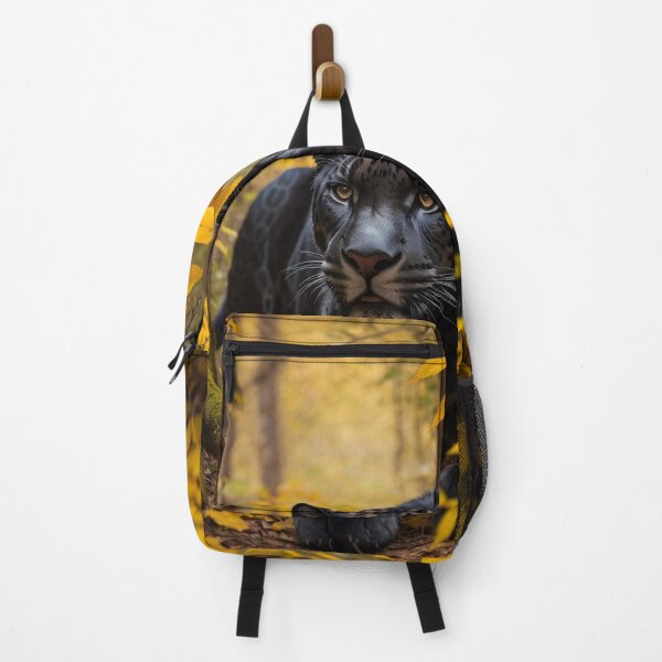 Item preview, Black jaguar in a yellow forest designed and sold by Fantasymachine.