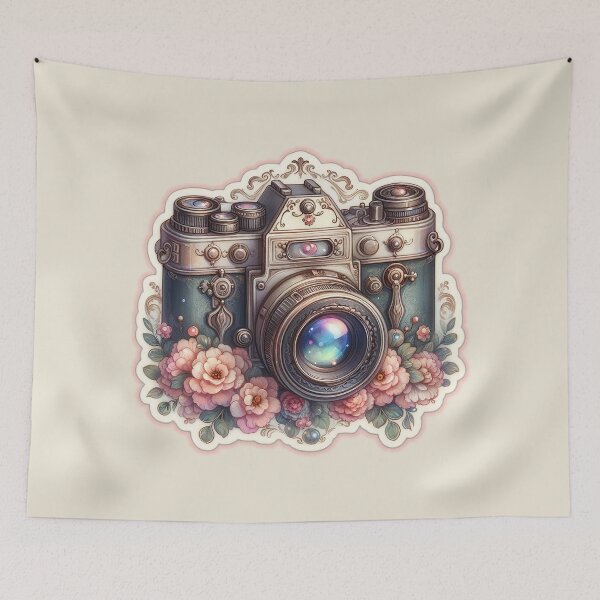 Item preview, Vintage Camera, Shabby Chic designed and sold by Witsprings.