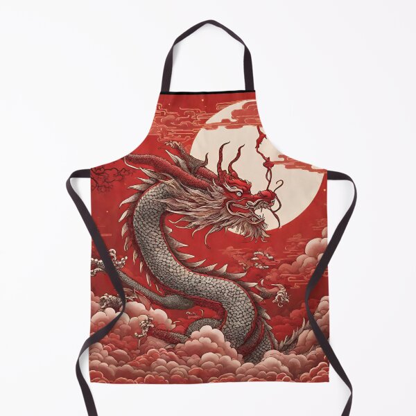 Artikelvorschau, Chinesischer roter Drache in den Mondschein-Geschenken entworfen und verkauft von GoodStuff66.