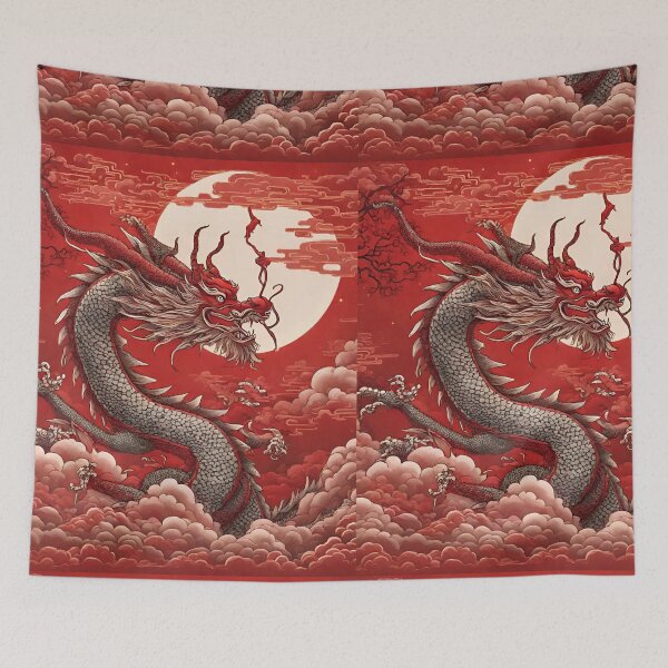 Artikelvorschau, Chinesischer roter Drache in den Mondschein-Geschenken entworfen und verkauft von GoodStuff66.