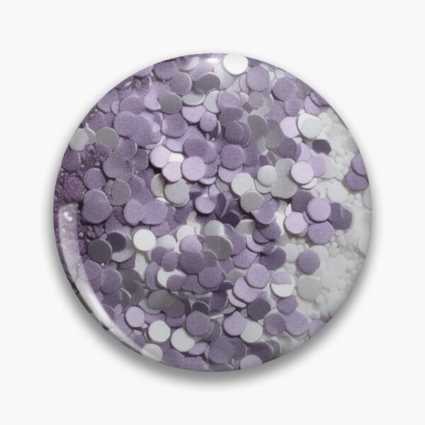 Item preview, Circles Purple White Lady Glitter #circles #decor #art designed and sold by GrinGalore.