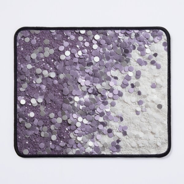 Item preview, Circles Purple White Lady Glitter #circles #decor #art designed and sold by GrinGalore.