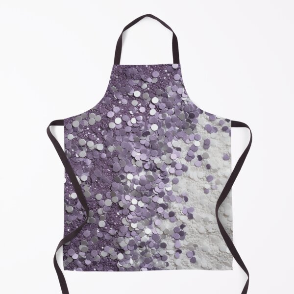 Item preview, Circles Purple White Lady Glitter #circles #decor #art designed and sold by GrinGalore.