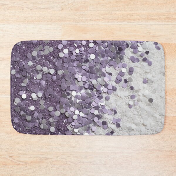Item preview, Circles Purple White Lady Glitter #circles #decor #art designed and sold by GrinGalore.