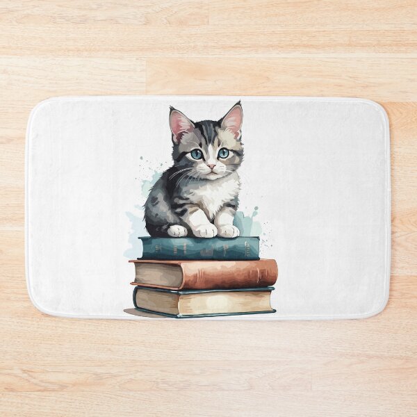Item preview, Bookworm Kitty: This Cuddly Scholar Has a Paw-ssion for Reading designed and sold by cutiepie11cats.