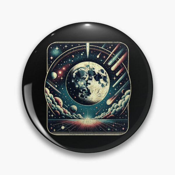 Item preview, Retro Galactic Odyssey: A Vintage Space Spectacle designed and sold by ChromaticBlend.