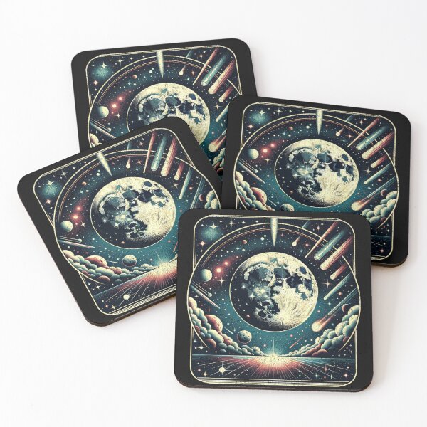 Item preview, Retro Galactic Odyssey: A Vintage Space Spectacle designed and sold by ChromaticBlend.