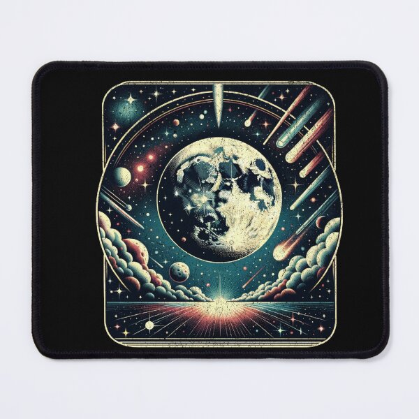 Item preview, Retro Galactic Odyssey: A Vintage Space Spectacle designed and sold by ChromaticBlend.