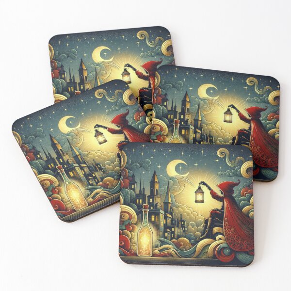 Item preview, The Illuminator's Eve: Guiding Light Over Dream town designed and sold by artwaves.