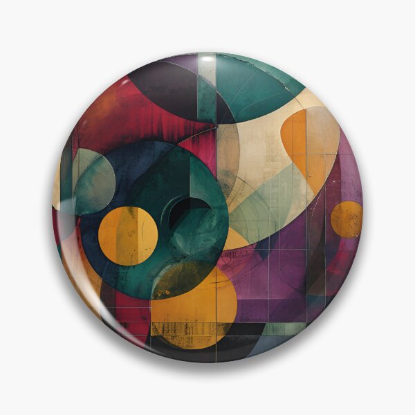 Item preview, Mosaico abstracto: fusión geométrica colorida designed and sold by APARTAI EU.