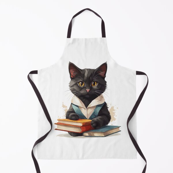 Item preview, bookworm cat designed and sold by cutiepie11cats.