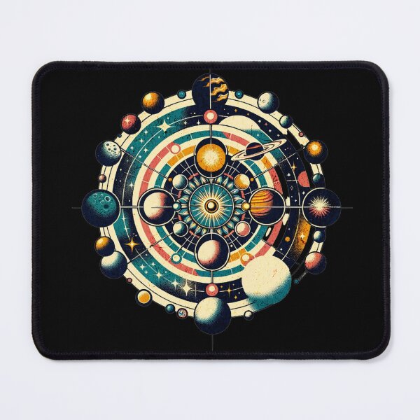 Item preview, "Cosmic Symphony: The Art of Planetary Orbits" designed and sold by ChromaticBlend.