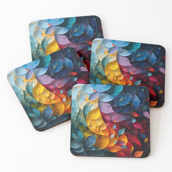 Item preview, Whispers of Autumn: A Chromatic Leaf Dance designed and sold by APARTAI EU.