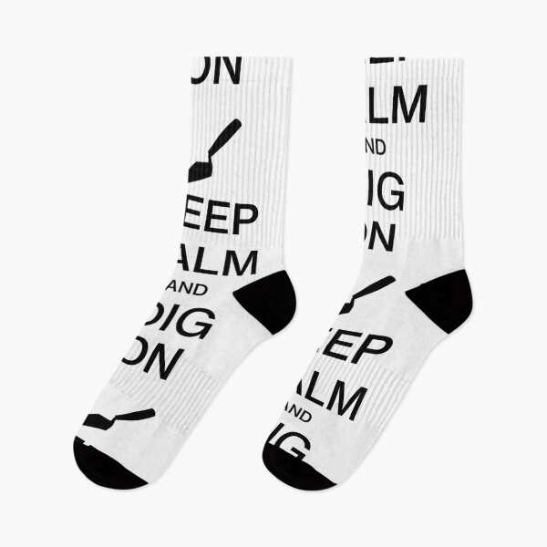 Item preview, Keep Calm and Dig On - Funny Archaeology Paleontology Profession designed and sold by CottonGarb.