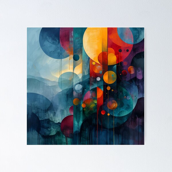 Item preview, Cosmic Cadence: Abstract Orb Symphony designed and sold by APARTAI EU.