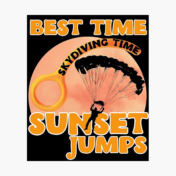 Item preview, Best skydiving jumps sunset designed and sold by youraircraftart.