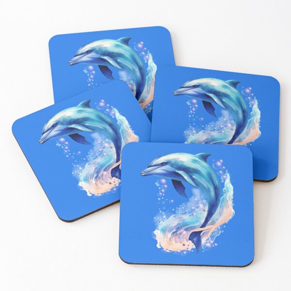 Item preview, Dolphin leaping out of the waves designed and sold by LoneAngel.