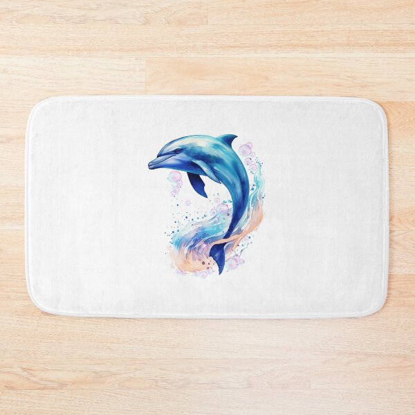 Item preview, Dolphin leaping out of the waves designed and sold by LoneAngel.
