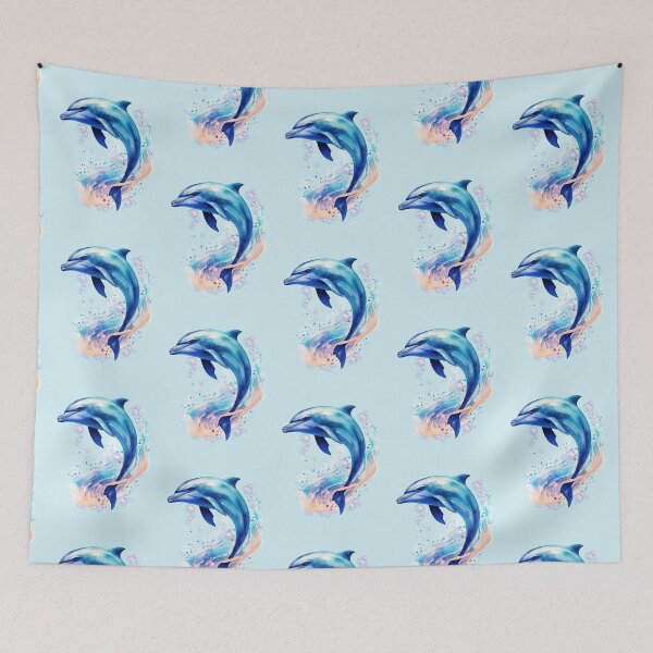 Item preview, Dolphin leaping out of the waves designed and sold by LoneAngel.