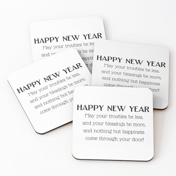 Item preview, New Year Blessing Irish Quote designed and sold by wejollydigitals.