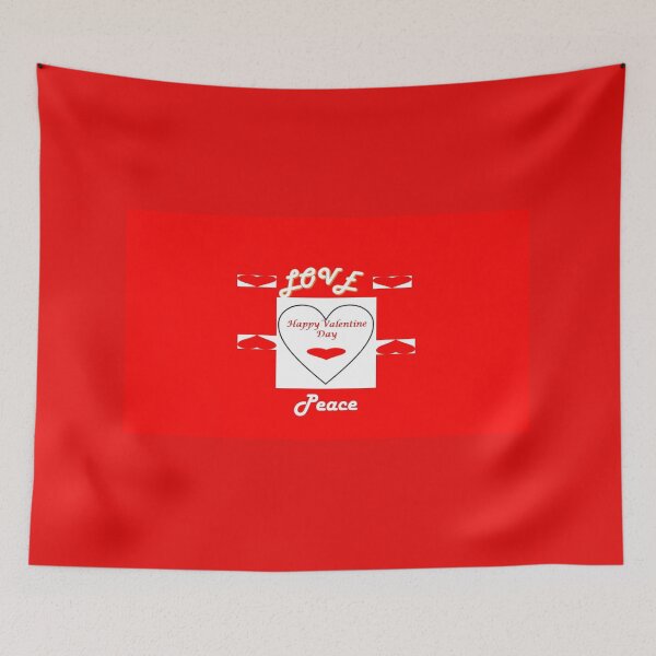 Item preview, Happy Valentine Day with Peace designed and sold by annenambiro.
