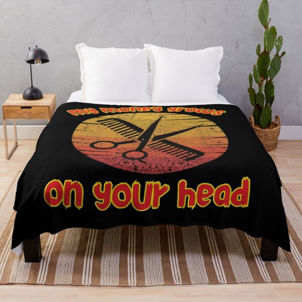 Item preview, My money grows on your head. funny gift for hairdresser, barber. designed and sold by GroonSpace.